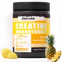 ElevateLife NSF Certified Creatine Monohydrate Gummies 5000mg for Men & Women, Chewables Creatine Monohydrate for Muscle Strength, Muscle Builder, Energy Boost, Pre-Workout Supplement-90 Pineapple