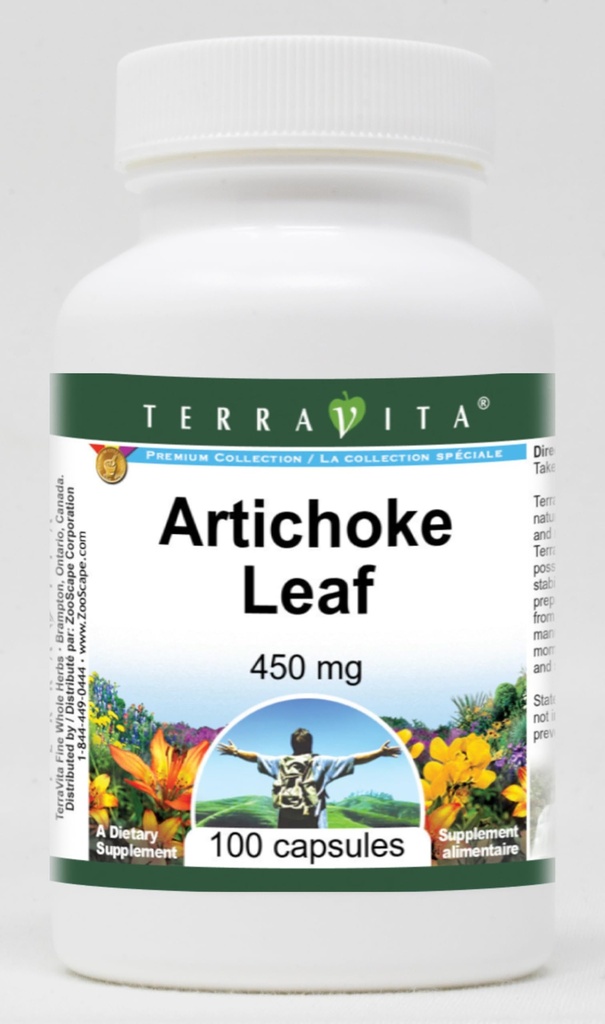 Artichoke Leaf - 450 mg (100 Capsules, ZIN: 510951)