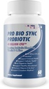 Pro Bio Sync Probiotic 40 Billion CFU - Premium Probiotic Supplement with Immune Support - Help Improve Gut Microbiome - Multiple Health Benefits - Support Digestion, Cellular Health, Circadian Rhythm