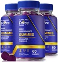 (3 Pack) Alpha Pro Force Gummies, Official Alpha Pro Force Gummies for Men, All-Natural Male Formula to Support Peak Performance and Stamina, Alpha Pro Force ME Gomitas Reviews (180 Gummies)