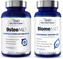 1MD Nutrition OsteoMD & BiomeMD for Women Bundle | Comprehensive Bone Support & Urinary Health