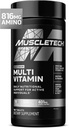 Muscletech Platinum Multivitamins for Men & Women - Multi-Vitamin Supplement for Immune Support - 18 Vitamins & Minerals, Vitamin A C D E B6 B12 - Daily Workout Supplements for Men - 180 Capsules