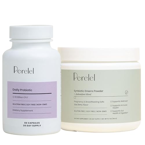 Perelel Greens Powder & Daily Probiotic Bundle