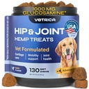 Glucosamine for Dogs - 32,500 mg per Pack with Chondroitin, MSM, Collagen - Dog Glucosamine Chews for Mobility Support - Hip and Joint Supplement for Small, Medium, Large Breeds - 130 Soft Duck Treats