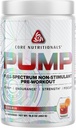 Core Nutritionals Pump Full-Spectrum Non-Stimulant Pre-Workout, with N03T Nitrate, Peak02, Alpha GPC, for Maximum Pump, Strength, and Performance 20 Servings (Sangria)