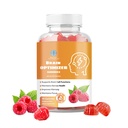 Gummies - Brain Supplement for Memory, Focus & Attention - Cognitive Support with Magnesium, Omega 3, Ashwagandha - 90 Count Raspberry Flavor