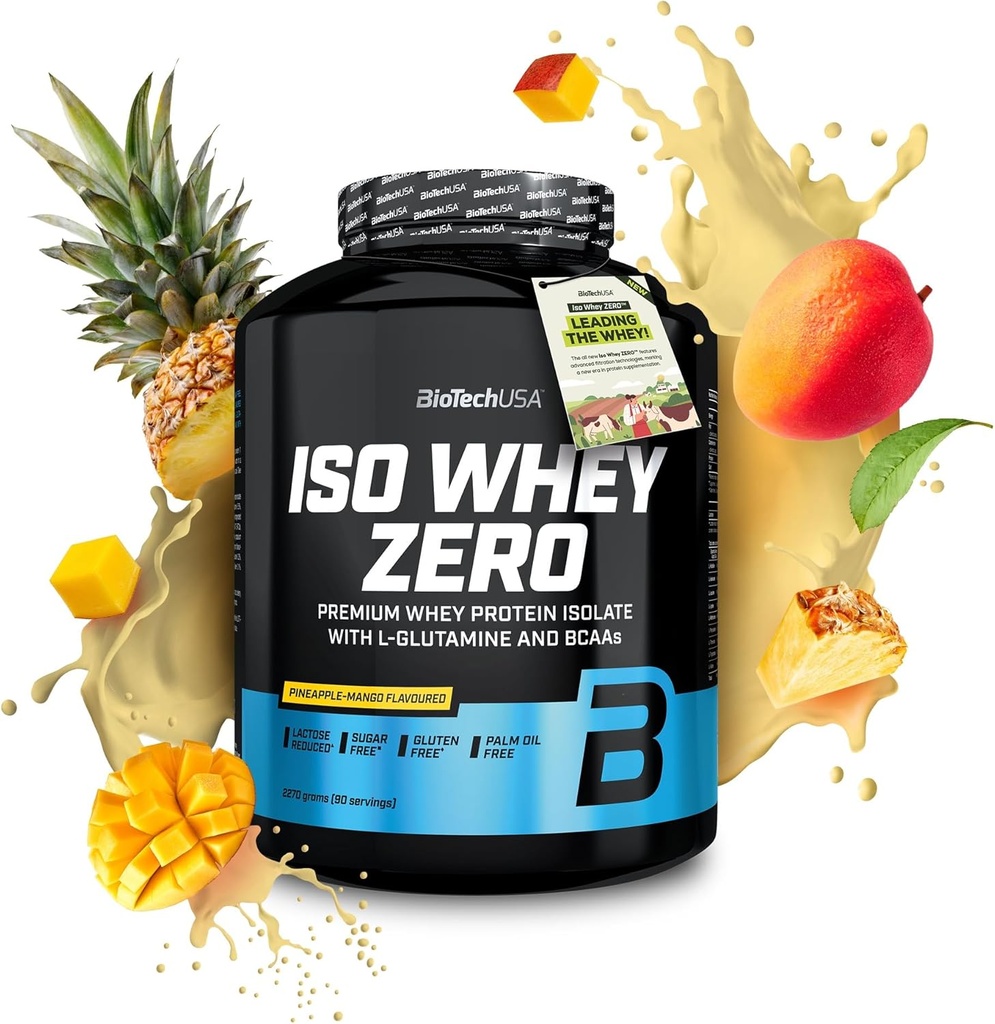 Biotech USA Iso Whey Zero 2.27kg Pineapple Mango by BiotechUSA