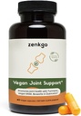 Turmeric, Vegan MSM, Boswellia, Quercetin - Vegan Joint Support Supplement, promotes joint mobility & flexibility, function & comfort, cartilage repair, smooth movement, healthy aging(60Ct/30Day)