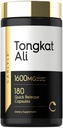 Carlyle Tongkat Ali | 180 Quick Release Capsules | Non-GMO and Gluten Free Supplement