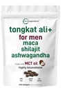 Tongkat Ali+ for Men with Maca, Shilajit, & Ashwagandha | 240 Softgels with MCT Oil for Better Absorption | Max Strength Eurycoma Longifolia Extract (Longjack) | Non-GMO, Gluten Free
