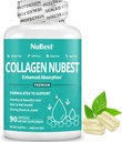 NuBest Collagen Super Collagen Peptides - Revitalizes Skin, Hair & Nails - Bone & Joint Strength - Beauty Collagen Formula for Men & Women - 1,500 mg Per Serving | 90 Capsules