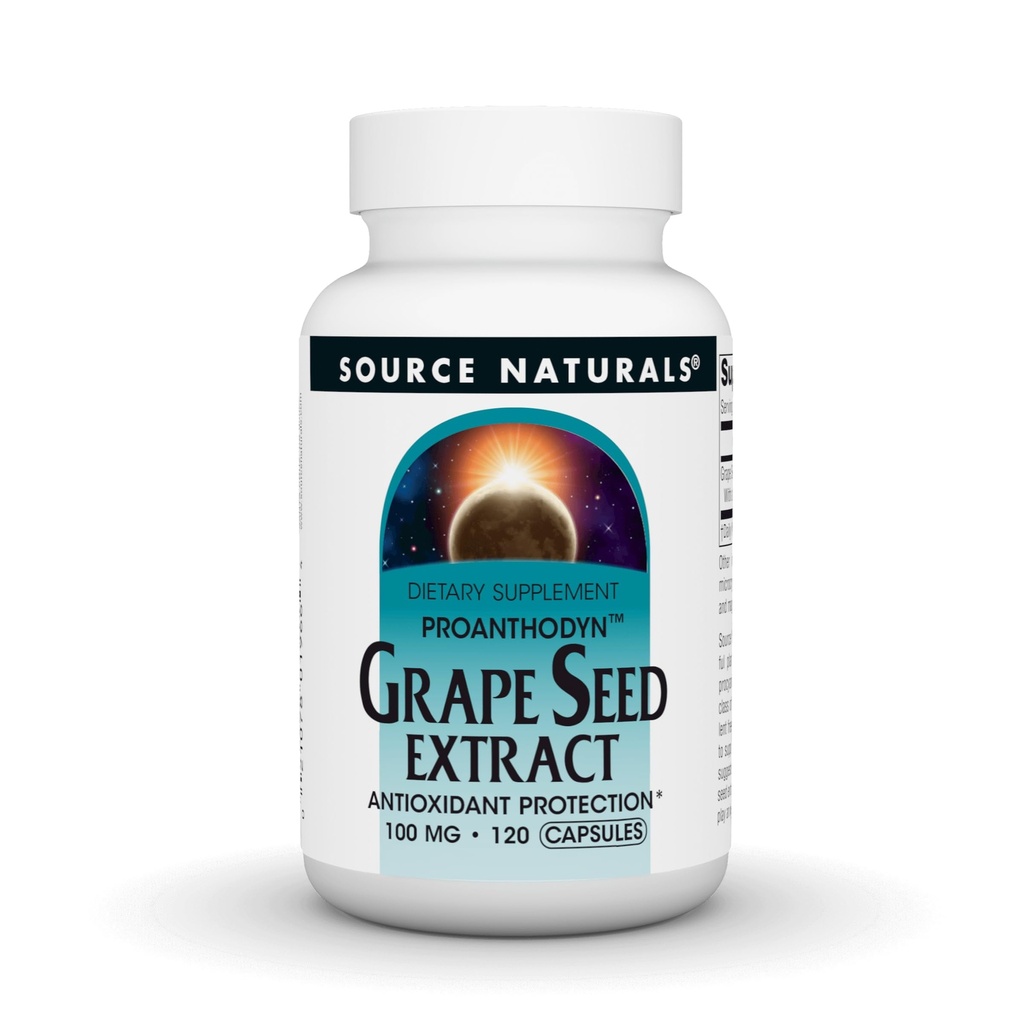 Source Naturals Grape Seed Extract, Proanthodyn, Antioxidant Protection*, 100 mg - 120 Capsules