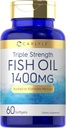 Carlyle Triple Strength Omega 3 Fish Oil | 1400mg | 60 Softgels | Non-GMO, Gluten Free Supplement