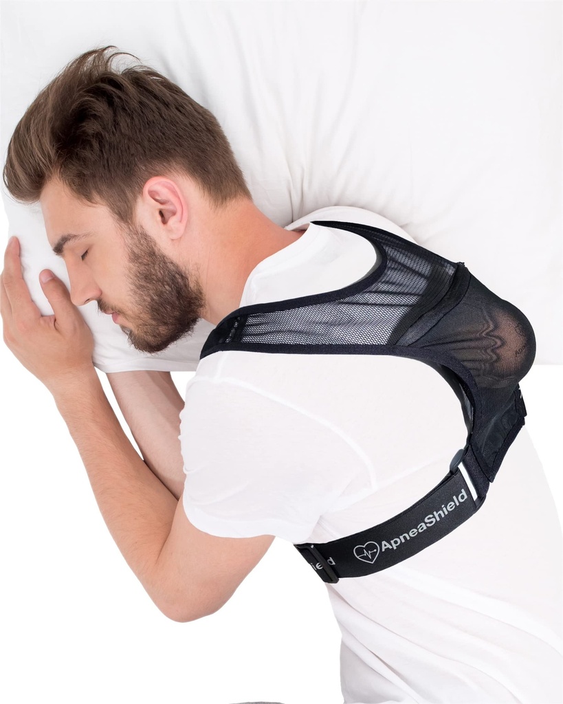 Classic Sleep Position Trainer for Sleeping On Your Side | Side Sleep Trainer | Snoring Solution | Anti Snoring Device | Lightweight, Comfortable, Effective in Reducing Supine Sleep Time