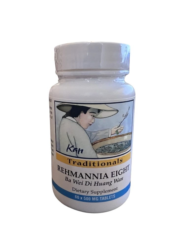 Kan Traditionals Rehmannia eight - Ba Wei Di Huang Wan - 60 Tablets