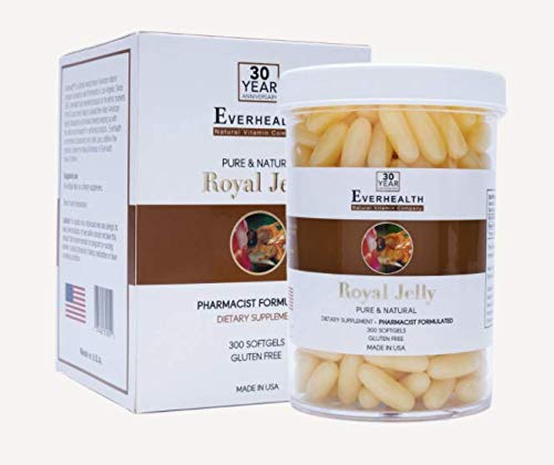 EVERHEALTH Royal Jelly 1000mg 300 Capsules Dietary Supplement