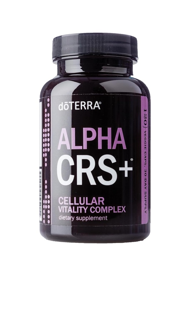 doTERRA - Alpha CRS+ Cellular Vitality Complex - Provides Antioxidant Protection - Prevent Upset Stomach - 120 Veggie Caps