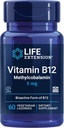 Life Extension Vitamin B12 Methylcobalamin, Nerve Health Supplement, Cognitive Support, Energy Vitamin, methylcobalamin B12, 5 mg, Quick-Dissolving, Gluten-Free, Non-GMO, Vegetarian, 60 lozenges