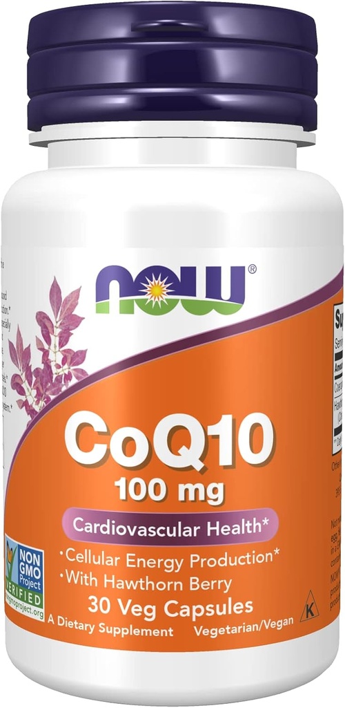 Now Foods CoQ10 100mg, 30 caps ( Multi-Pack)