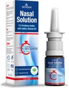 NOVEHA Nasal Spray- 1% Povidone-Iodine Spray, Vitamin D3, Aloe-Vera - Nasal Cleanser (30mL)