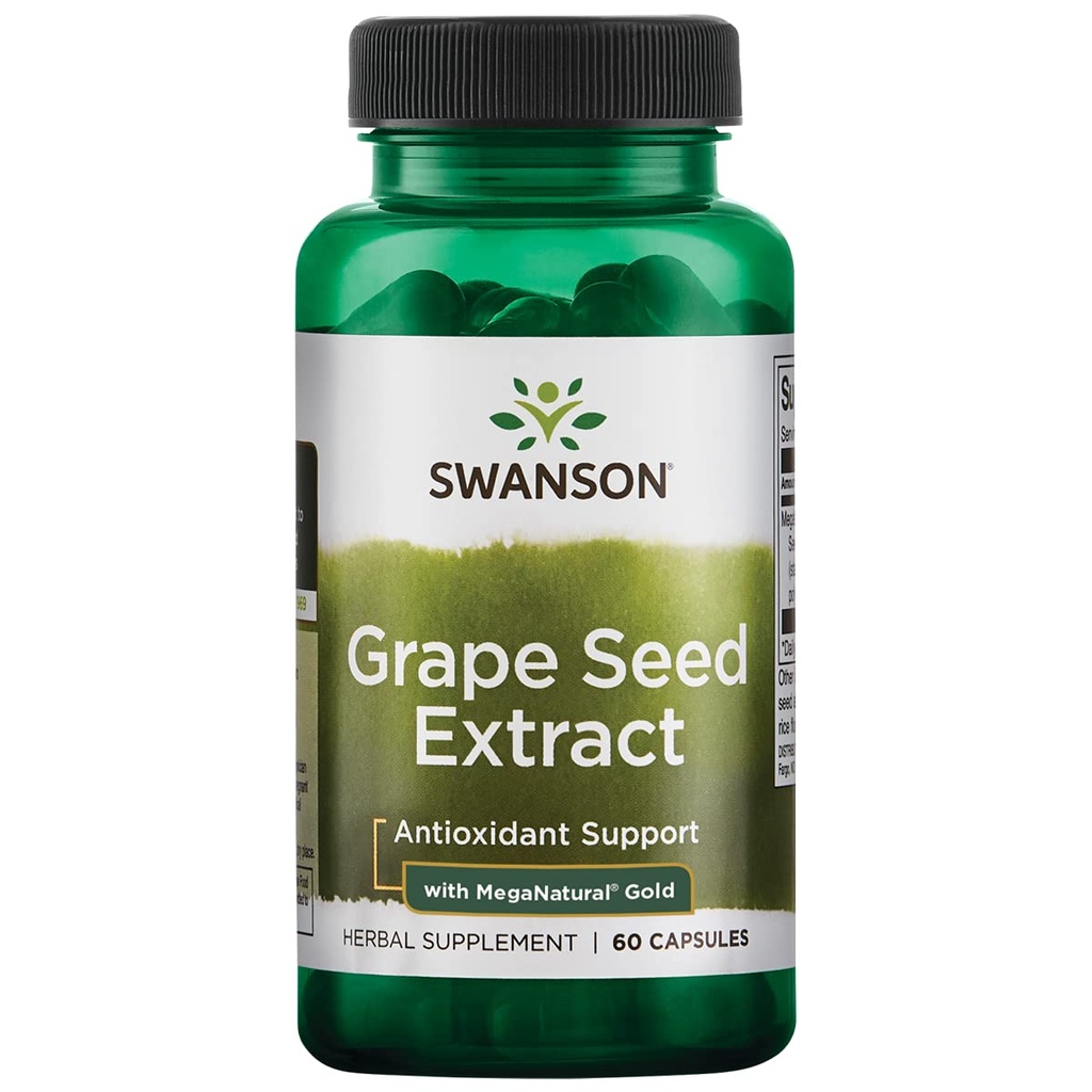 Swanson Grape Seed EXT MEGANAT 60 CAPS