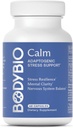 BodyBio Calm - Natural Stress Relief Blend with Rhodiola, Glycine & Phosphatidylserine - Supports Relaxation, Mental Focus & Balanced Cortisol - Non - Drowsy Formula