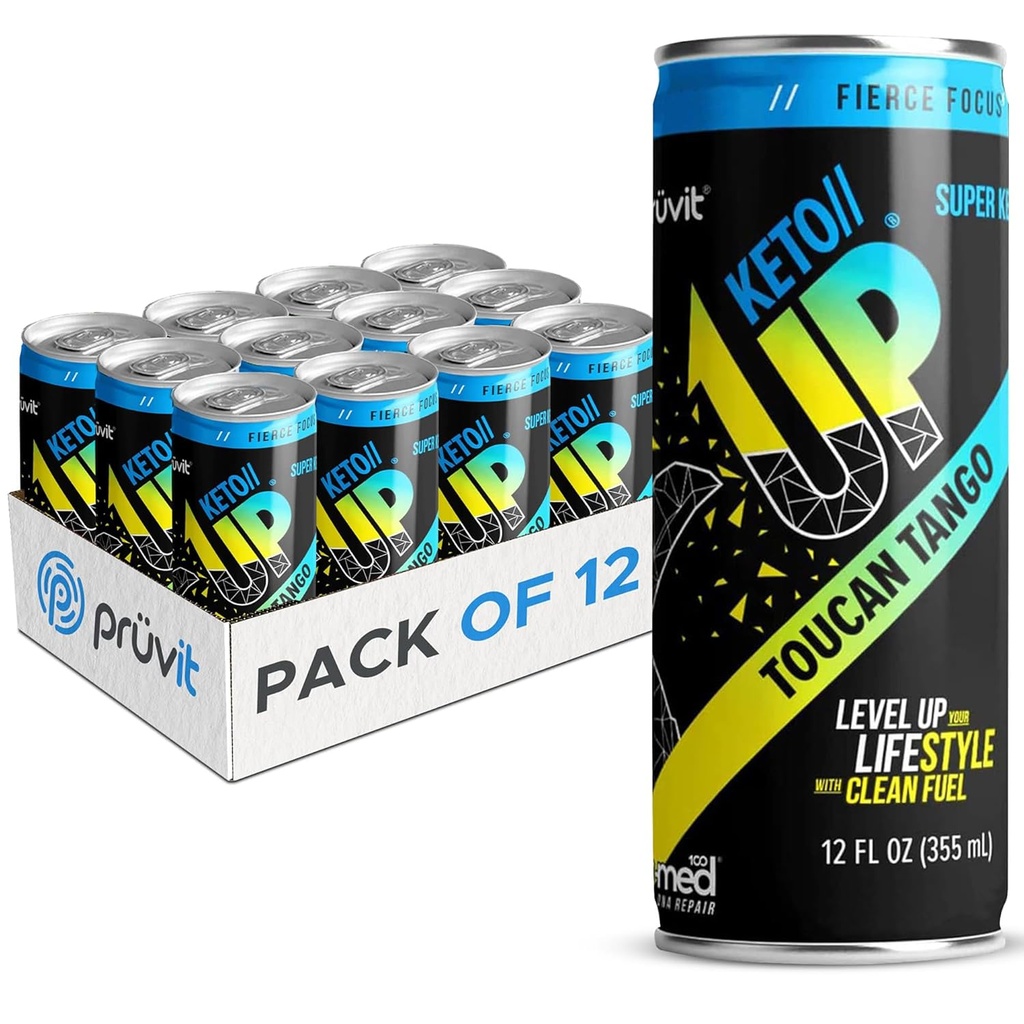 The Toucan Tango Keto//Up® Drink – Ready-to-Drink Ketones for Focus for Men and Women - 12 Pack