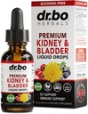 Kidney Support Supplement Bladder Health - Organic Renal Cleanse Supplements Drops Juniper Berry Cleavers Dandelion - Renal Kidney Cleanse Detox Urinary Tract Herbal Bladder Support Flush Kidneys 1oz