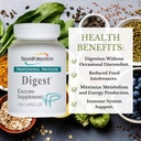 TRANSFORMATION THE GENESIS OF GOOD HEALTH Enzyme - Digest Wellness Supplement, Supports Digestive & Immune System Health, Aids Digestion of Lipids to Enhance Performance of Pancreas & Liver, (120)