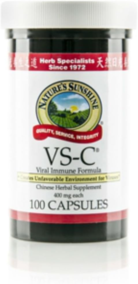 Naturessunshine VS-C Supports Immune System Chinese Herbal Supplement 100 Capsules (Pack of 2)