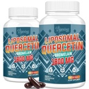 Liposomal Quercetin Phytosome, Quercetin with Bromelain, Zinc & Vitamin C, Bioactive Phytosome Complex, 20X Higher Absorption - 120 Softgels