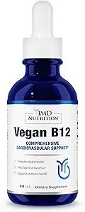 1MD Nutrition Vegan Vitamin B12 I 5000mcg Methylcobalamin Supplement | Energy, Immune Support