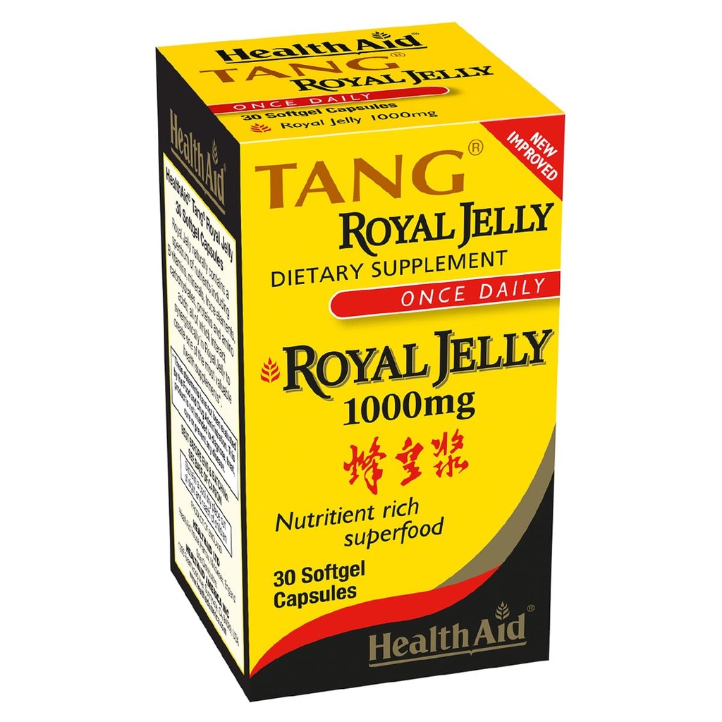 Health Aid, Tang Royal Jelly 1000mg, 30 Softgel Capsules