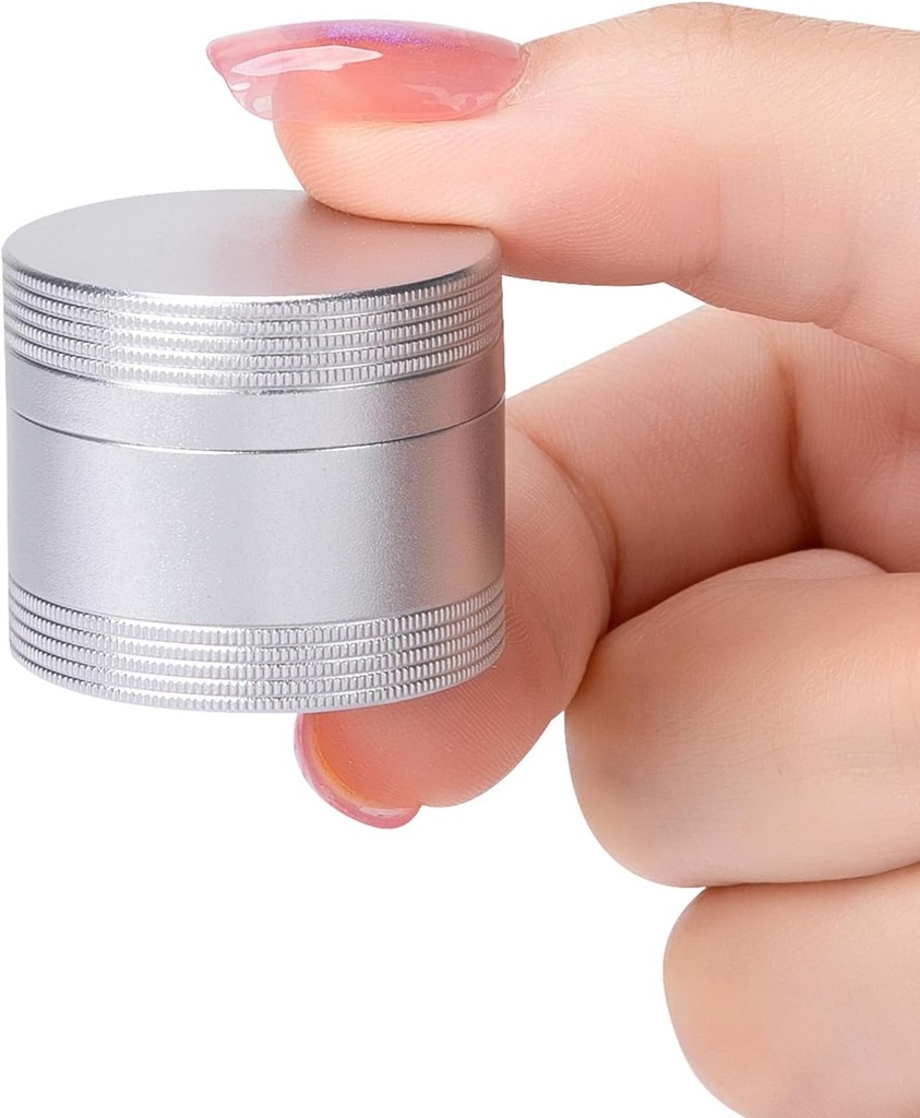 Small Pill Box for Purse Pocket - Metal Pill Case Daily Portable Waterproof Pill Container Medicine Organizer for Pills/Vitamin/Fish Oil/Supplements, Pill Box