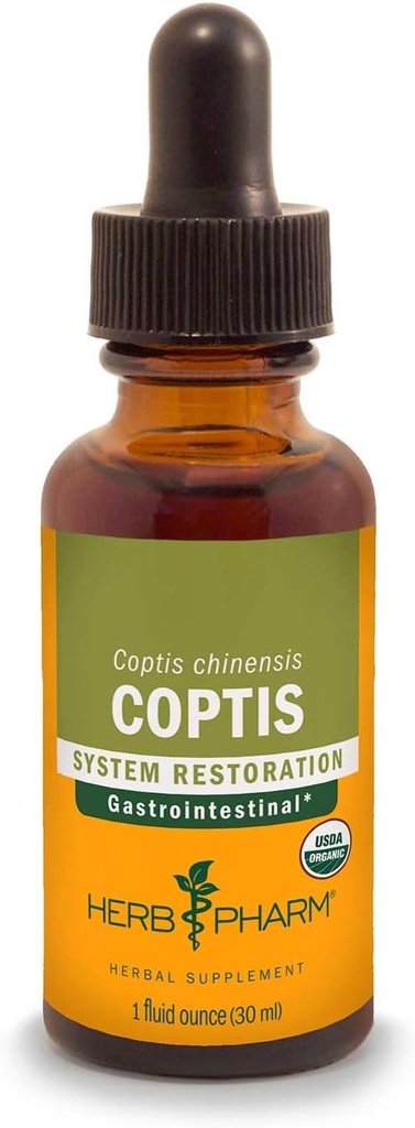 Herb Pharm Coptis Liquid Extract for Digestive Support, 1 Fl oz