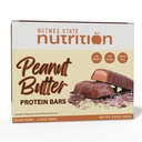 Nutmeg State Nutrition - High Protein Bars, Gluten Free, Low Calorie, Ideal Protein Compatible, 7 Servings Per Box (Peanut Butter)