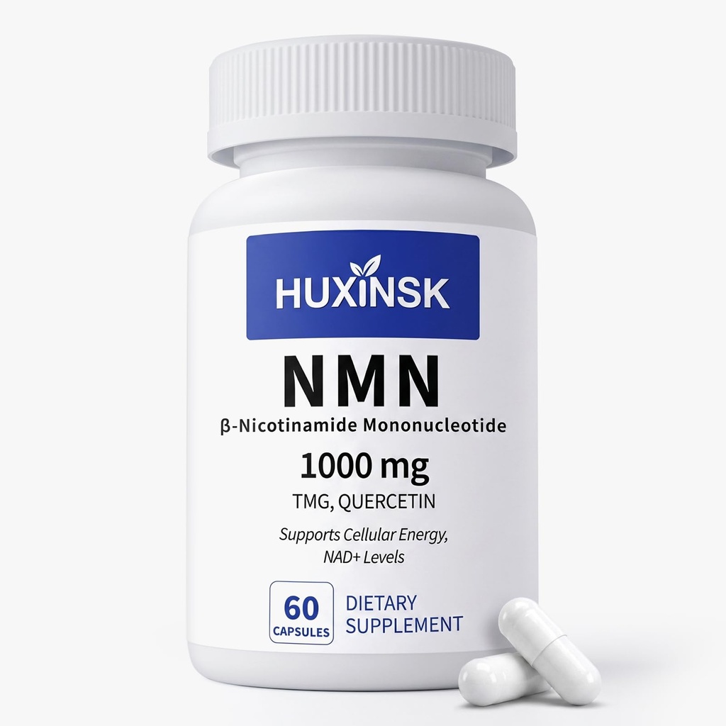 NMN Supplement 1000mg, 4-in-1 Liposomal NMN for NAD+ Supplement 60 Capsules