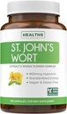 St John's Wort Capsules - Powerful & Potent Saint John's Wort Extract & Whole Herb Complex Standardized to 900mcg Hypericin for Balancing Daily Mood Support - Vegan Non-GMO & Lab Verified (180 Caps)