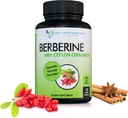 DOCTOR RECOMMENDED SUPPLEMENTS Berberine with Ceylon Cinnamon - 1200mg Berberine & 100mg Organic Ceylon Cinnamon - 120 Veggie Capsules, Healthy Immune System & Gastrointestinal Wellness