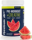 Reebok Pre-Workout Powder | 200mg Natural Caffeine, 3g Creatine Monohydrate | Clean Energy Pre Workout for Strength, Focus & Pump | Informed-Sport Certified | ReeEnergize | Watermelon Crush