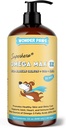 Wonder Paws Fish Oil for Dogs - Omega 3 for Dogs from Alaskan Salmon, Cod & Krill Oil - EPA DHA Fatty Acids - Less Shedding & Itching - Skin, Joint, Immune & Heart Health - Liquid Supplement (32 oz)