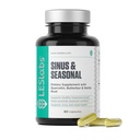 LES Labs Sinus & Seasonal – Sinus Relief, Nasal Health, Balanced Histamine Response, Clear Lungs & Respiratory Health – Butterbur, Quercetin, Nettle Root & Bromelain – Non-GMO Supplement – 60 Capsules