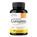 Sandhu's Curcumin C3 Complex with BioPerine 60 Capsules | Non-GMO | High Absorption from Turmeric Root