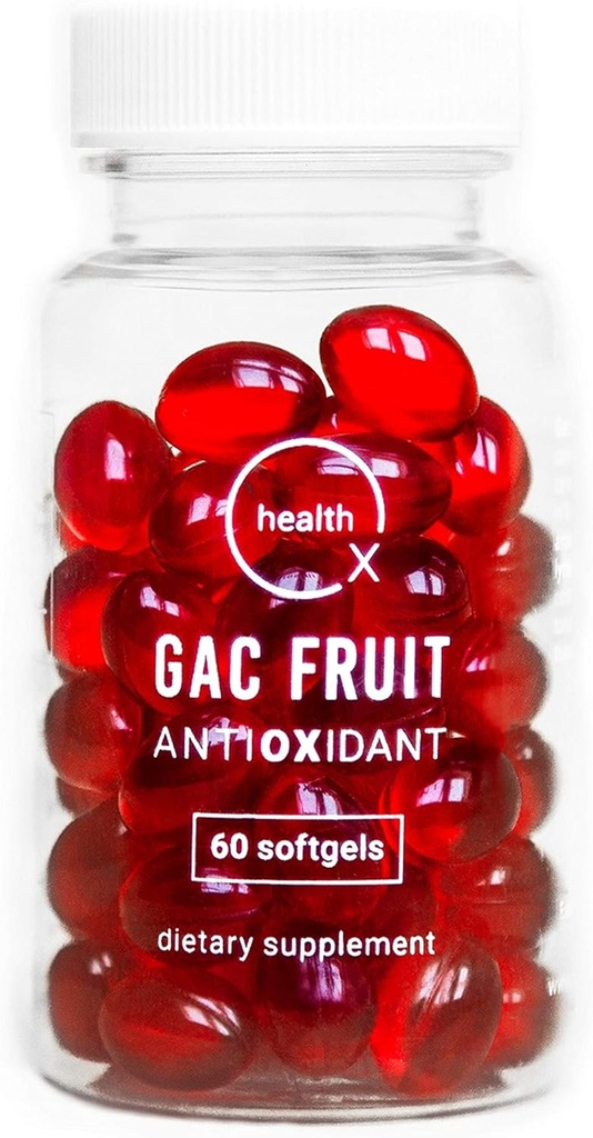 OX HEALTH Super Antioxidant Supplement | Gac Super Fruit | DHA | Momordica | 60 Softgels | Supports Healthy Aging | Immune Support | Advanced Antioxidation