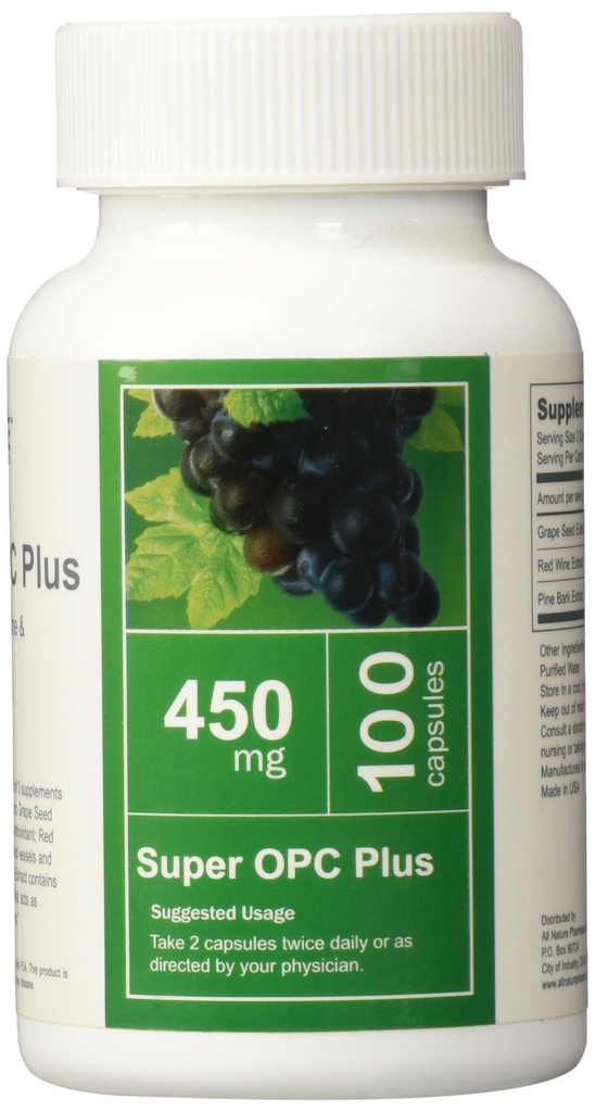 Super OPC Plus (Grape Seed, Red Wine and Pine Bark Extract)