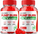Pump Burn Keto ACV Gummies - Keto Pump Burn Gummies Reviews, Pump Burn Keto + ACV Gummies for Weight Management B12 Burn Pump Advanced 1000mg Formula (2 Pack - 120 Gummies)