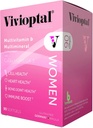 Vivioptal Women, 90 Capsules, CoQ10 & Omega-3, Multivitamin & Multimineral, Gluten Free, German Formula