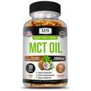 Kaya Naturals MCT Oil 2000mg - Non-GMO, Soy-Free, Gluten-Free - Brain, Digestive & Skin Health - 30 Softgels