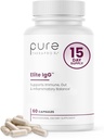 Pure Therapro Rx Elite IgG Immunoglobulin Supplement | 1100+ mg IgG, IGA & IgM Serum Derived Immunoglobulins (SBI) | Colostrum Supplement Alternative | Gluten, Dairy & GMO Free (60 Capsules)