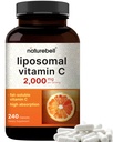 NatureBell Liposomal Vitamin C 2,000mg Per Serving, 240 Capsules | High Absorption Fat-Soluble Vitamins – Max Strength Antioxidant* Supplement – Non-GMO, Gluten Free